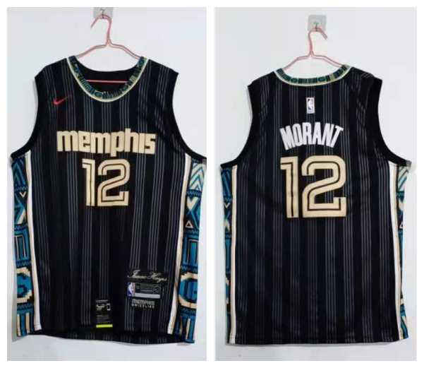 Grizzlies 12 Ja Morant Black 2020-21 City Edition Nike Swingman Jersey,We sell and wholesale Grizzlies 12 Ja Morant Black 2020-21 City Edition Nike Swingman Jersey on line form chian!